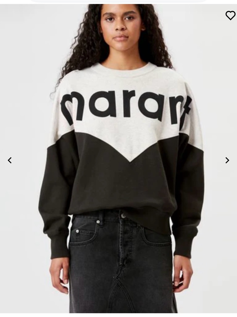 Isabel Marant HOUSTON SWEATSHIRT
houston two-tone logo sweatshirt Mediim